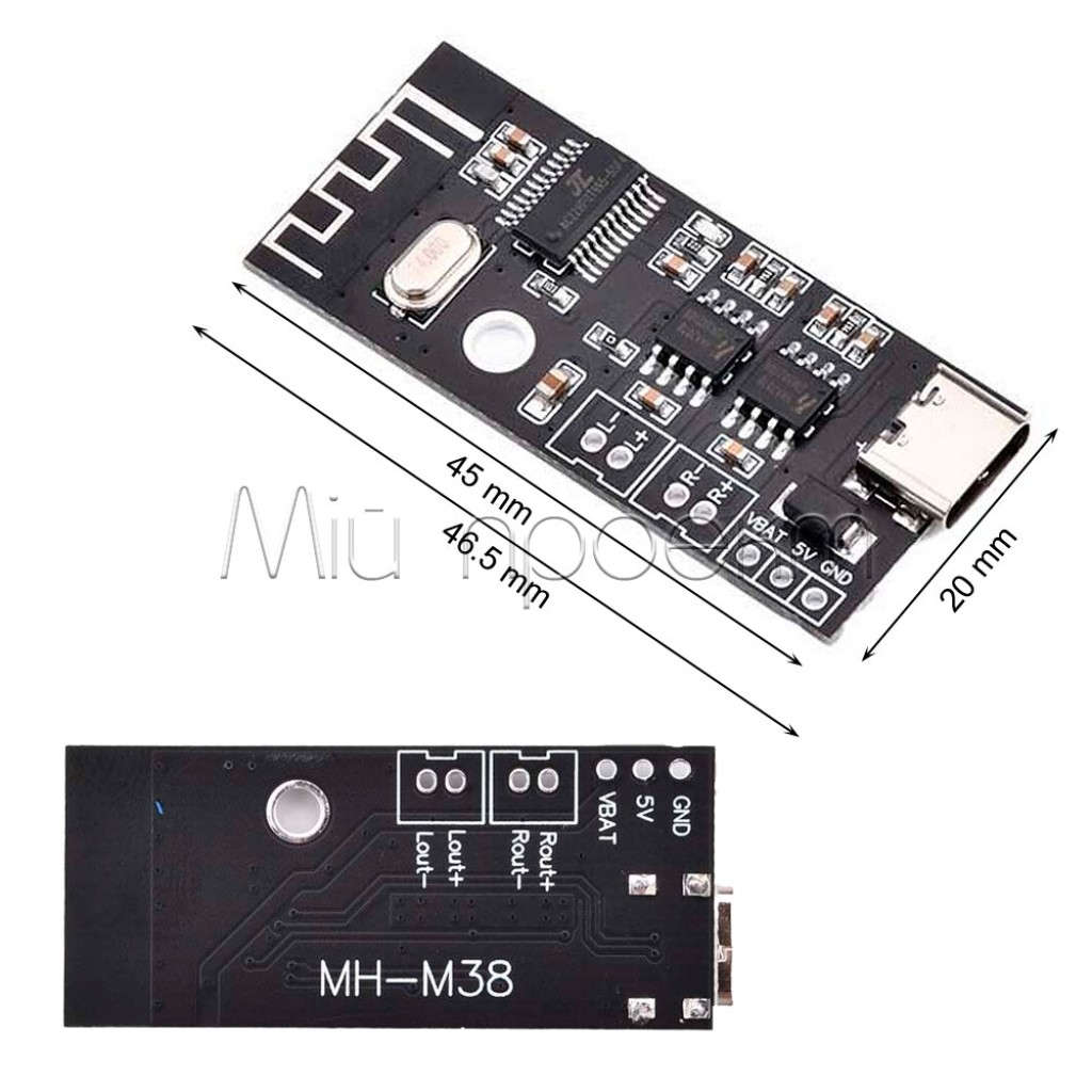 Модуль MH-M38 Bluetooth 4.2 (Micro-USB, Type-C)
