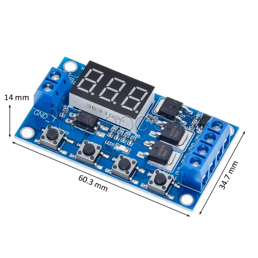 Программируемое реле времени на MOSFET транзисторах XY-J02