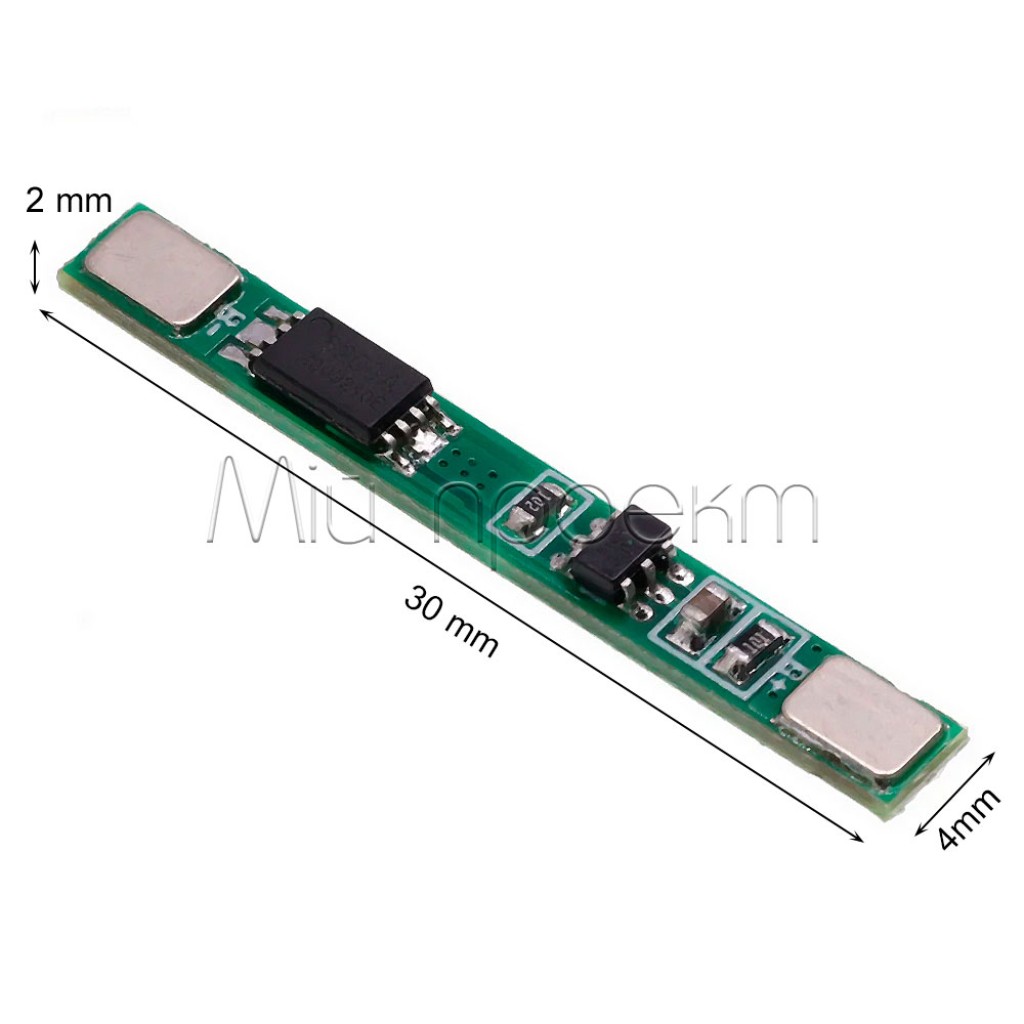 BMS 1S (3A 4.2V) Контроллер заряда, разряда Li-ion батарей