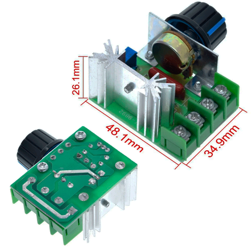 Симисторный регулятор мощности BTA-16 AC 220V 2000W