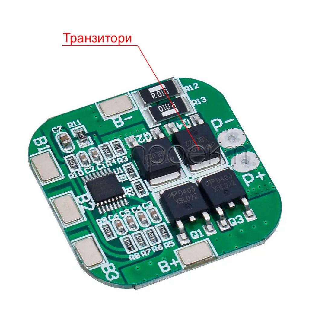 HX-4S-D20 BMS Модуль защиты Li-ion батарей 20A 16.8V