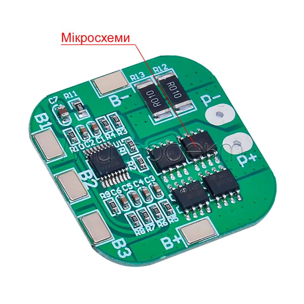 HX-4S-D20 BMS Модуль защиты Li-ion батарей 20A 16.8V