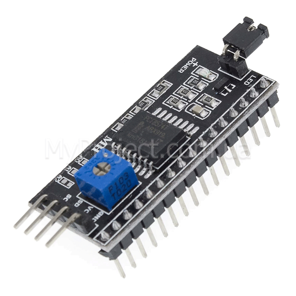 Плата адаптера IIC/I2C интерфейса LCD1602