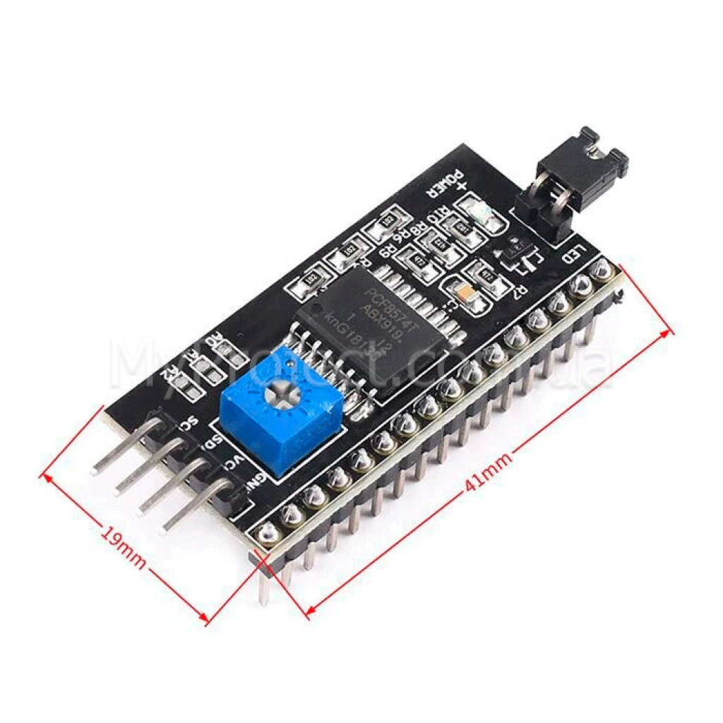 Плата адаптера IIC/I2C интерфейса LCD1602