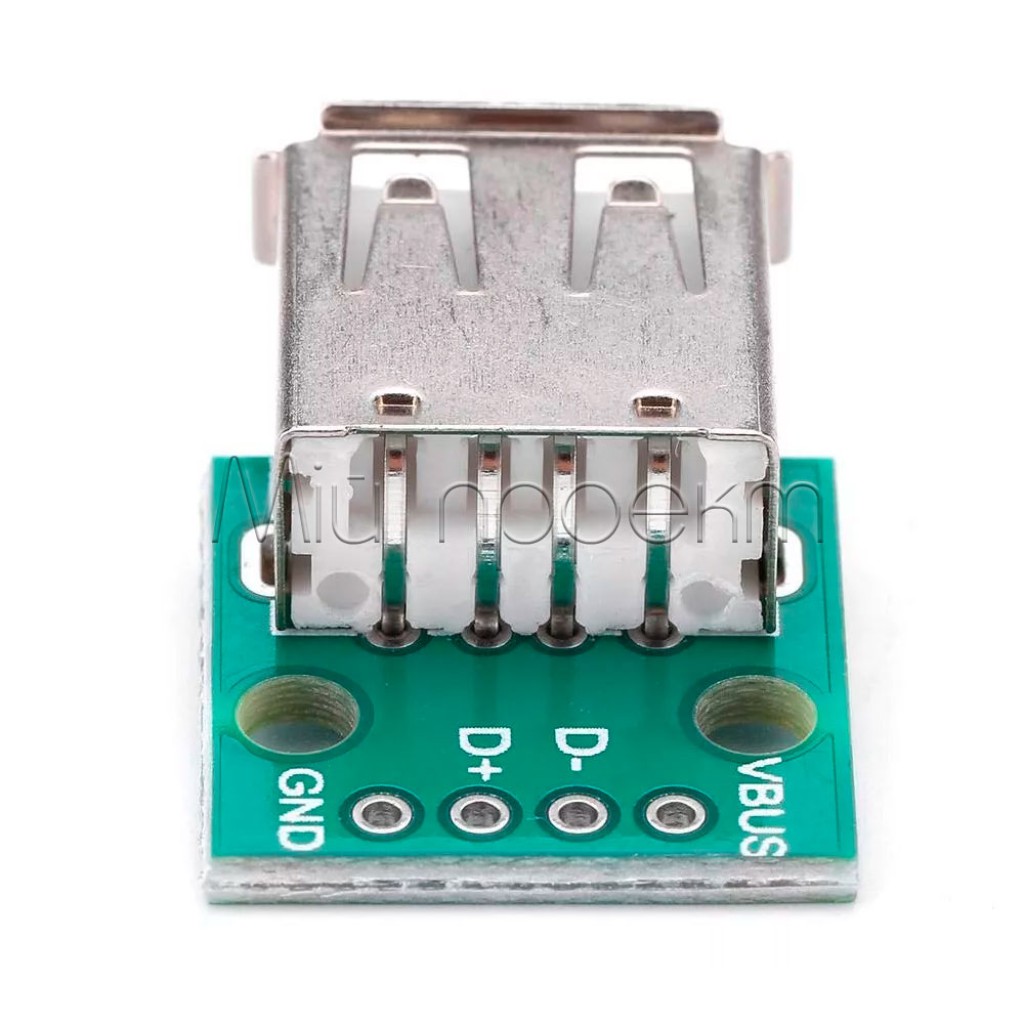 USB-AF гнездо (разъем) на плате