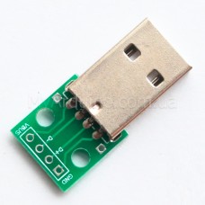USB-AM (юсб) штекер на платі (тато)