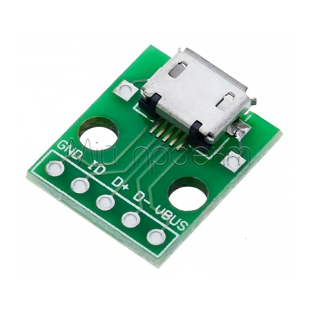 Micro-USB-B плата-переходник