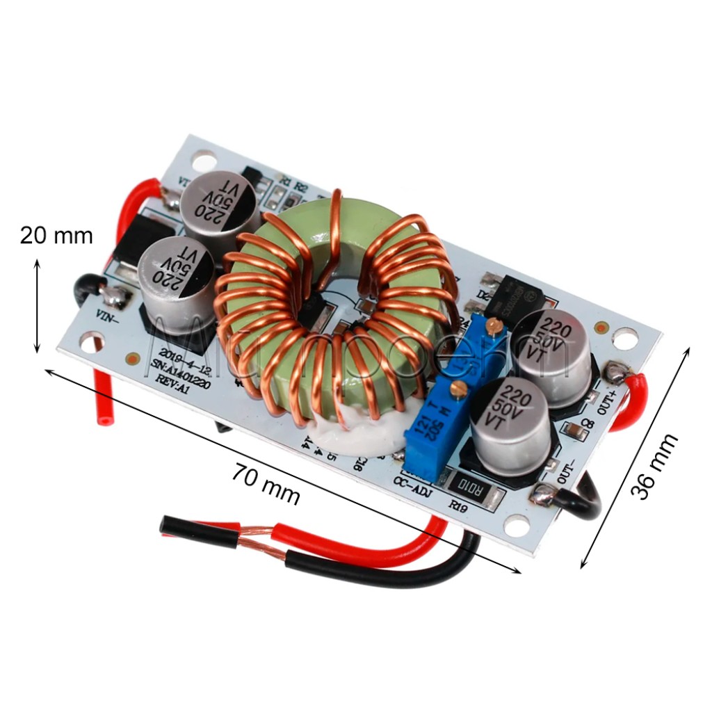 DC-DC 250W повышающий преобразователь