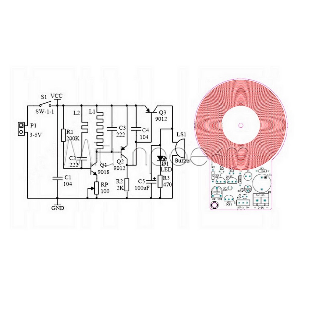 MDS-60 Конструктор металлоискатель DIY