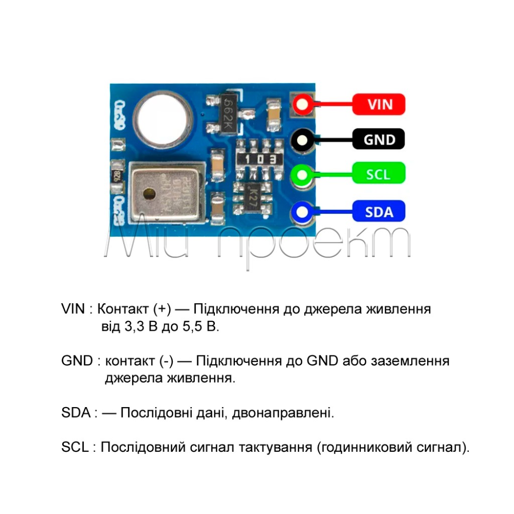 AHT10 датчик температуры и влажности