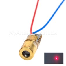 Лазерный диод 5мВт 3.3В 5В красный