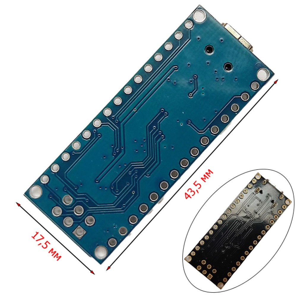 Плата Розробника Nano V3.0 AtMega328P TypeC