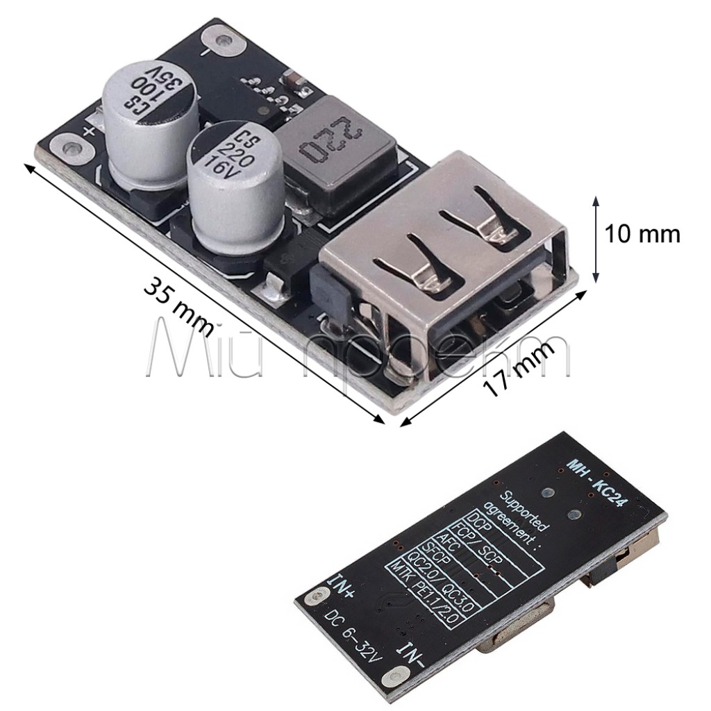 MH-KC24 Понижающий модуль быстрая зарядка QC3.0 USB