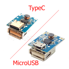 134N3P Контроллер заряда Li-ion аккумуляторов (powerbank) с Micro-USB / Type-C