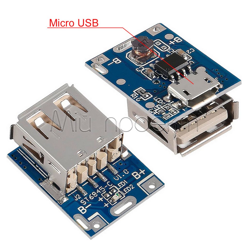 134N3P✨Контроллер заряда Li-ion аккумуляторов (powerbank) с Micro-USB / Type-C