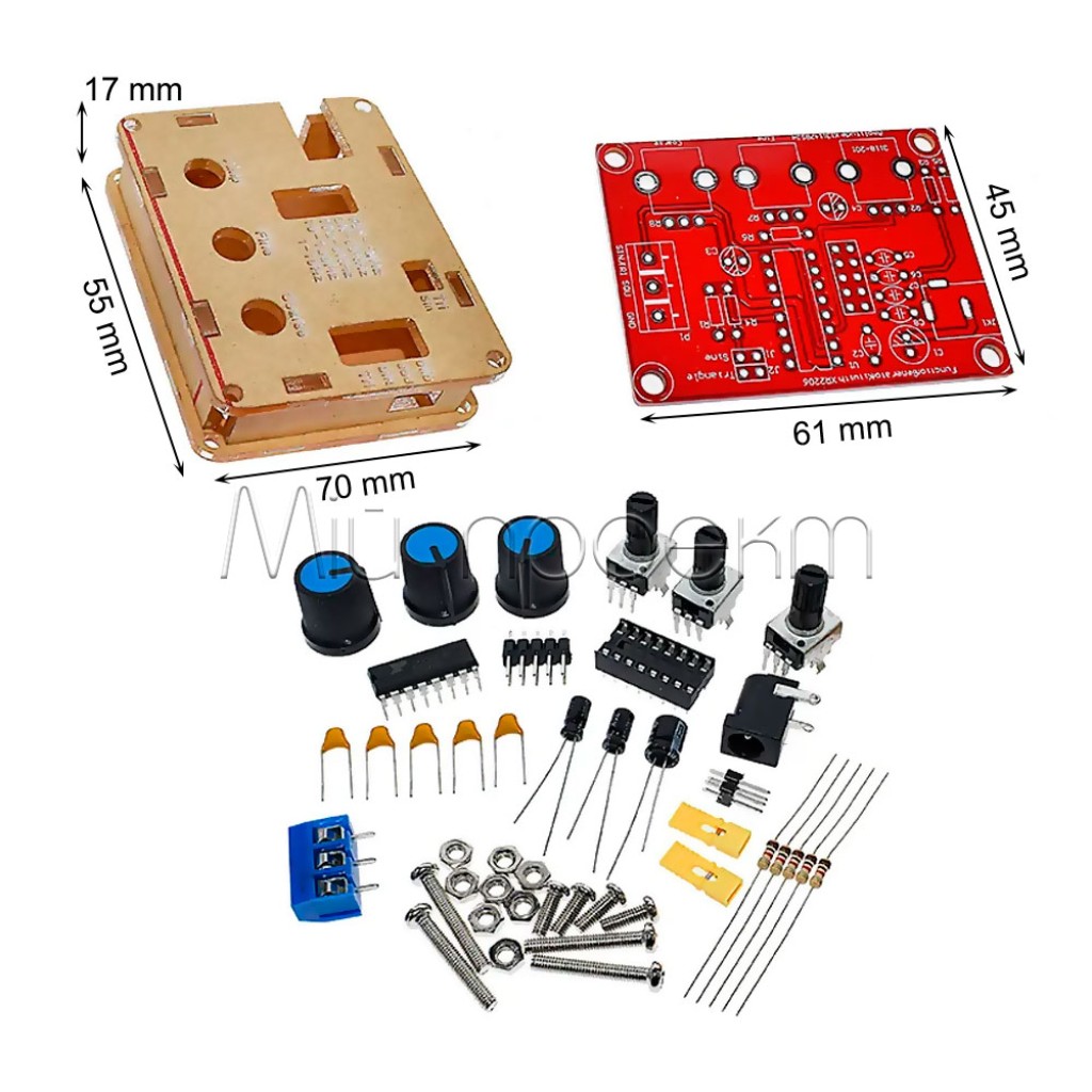 XR2206 Генератор сигналов (набор DIY с корпусом)
