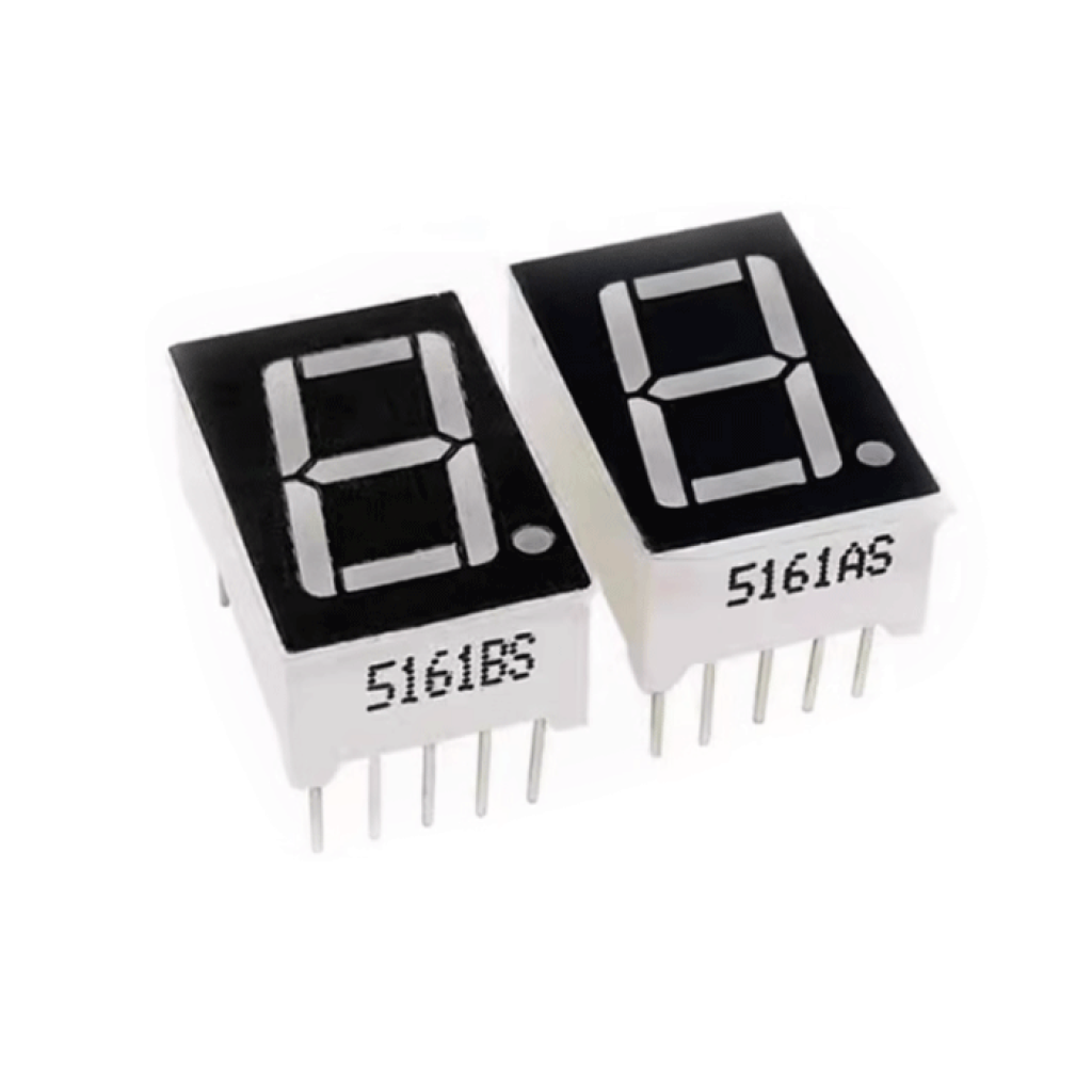 5161AS / 5161BS семисегментный индикатор 0.56 дюйма