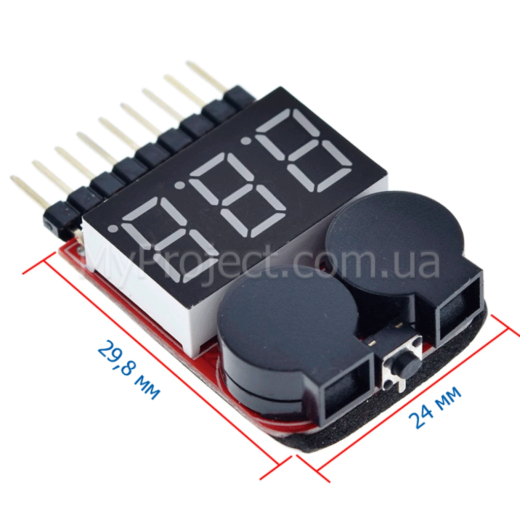 1S-8S Сигнализатор-индикатор разряда аккумулятора