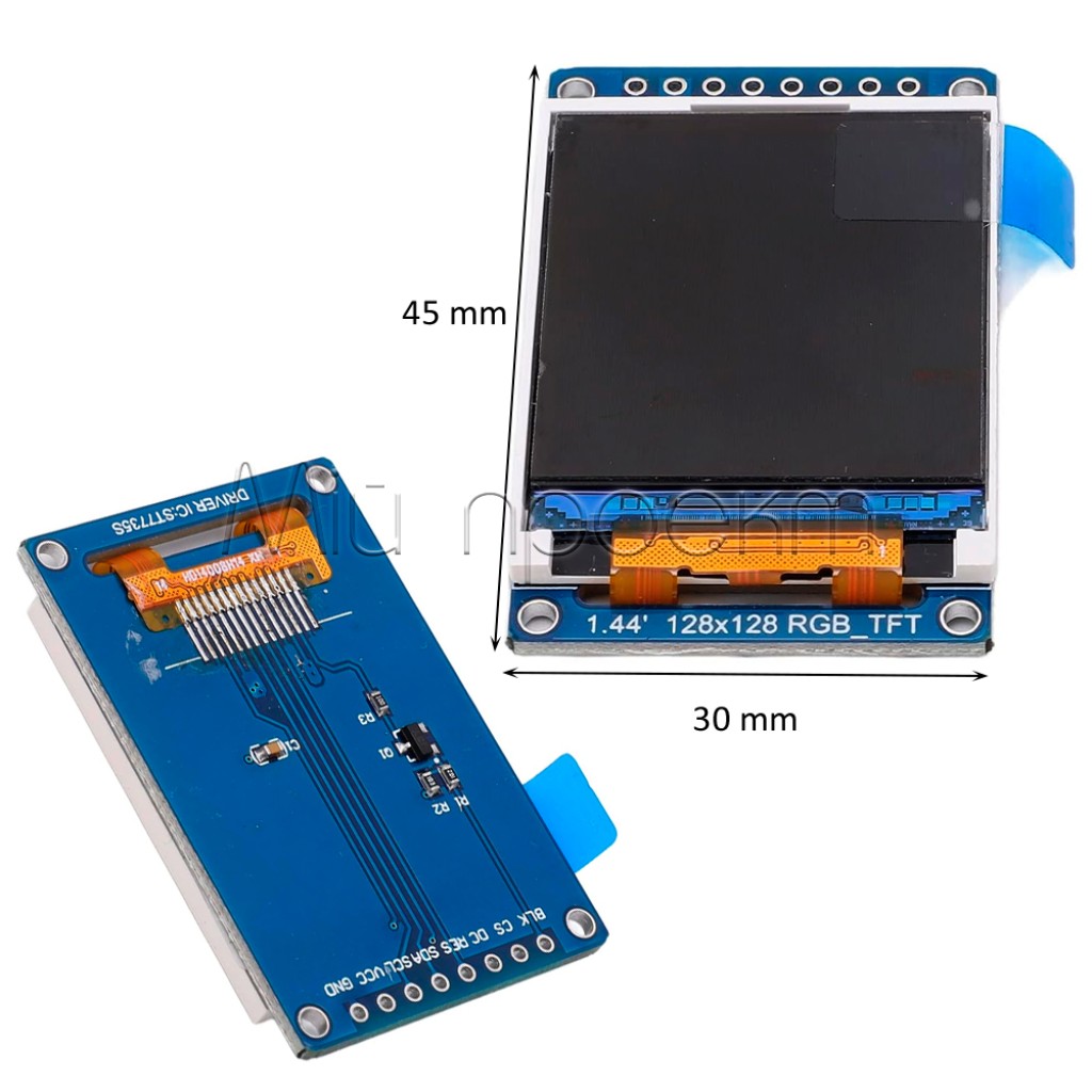 LCD TFT дисплей ST7735S 1.8 дюйма/1.44 дюйма