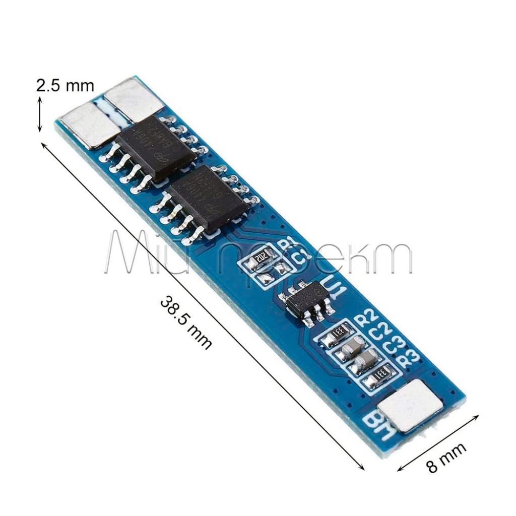 HX-2S-01 BMS Контроллер 2S Li-Ion 8.4V 7A
