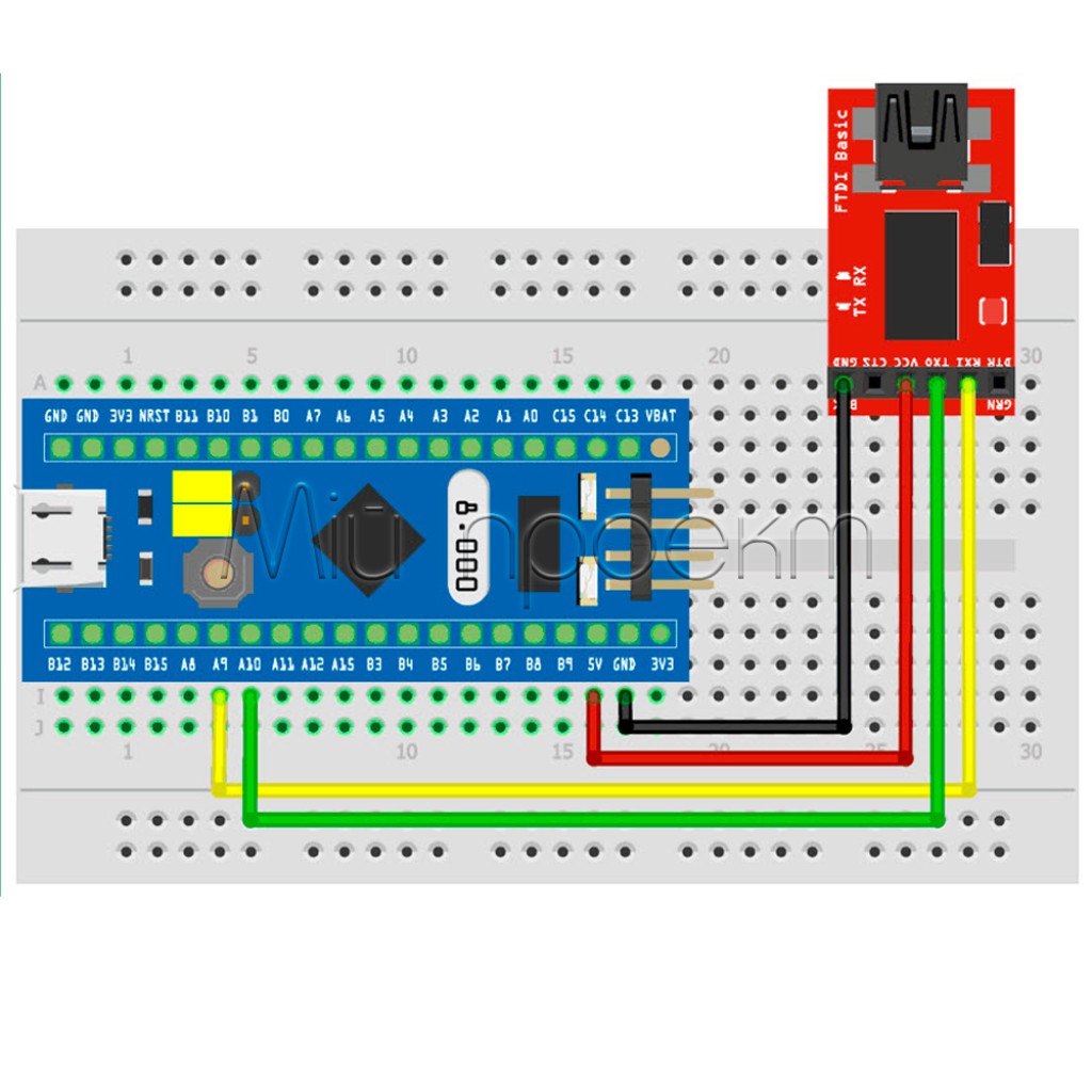 Плата разработчика CH32F103C8T6 (аналог STM32F103C8T6)