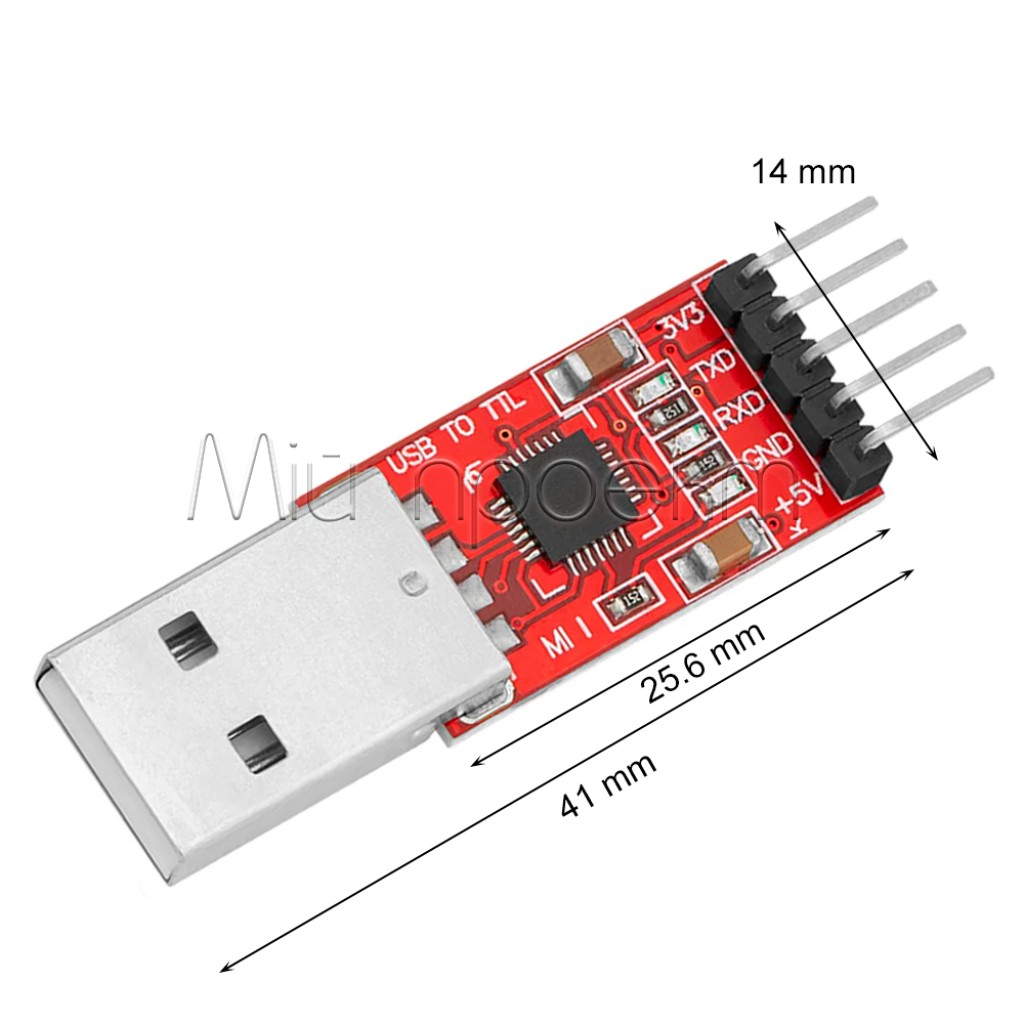 Преобразователь CP2102 UART USB to TTL