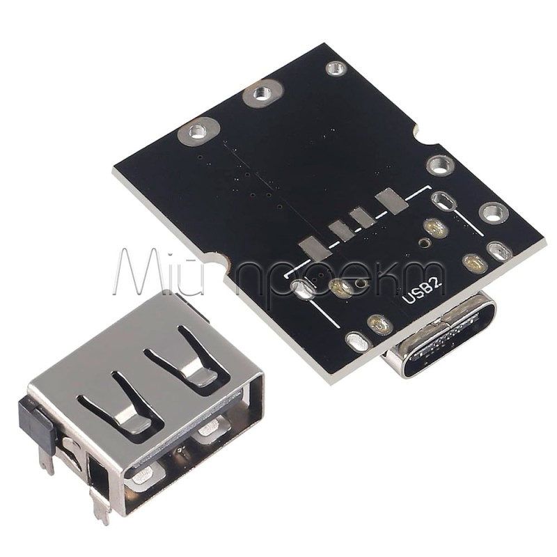 Модуль powerbank 1S USB Type-C контролер заряду-розряду 4.2V/4.35V