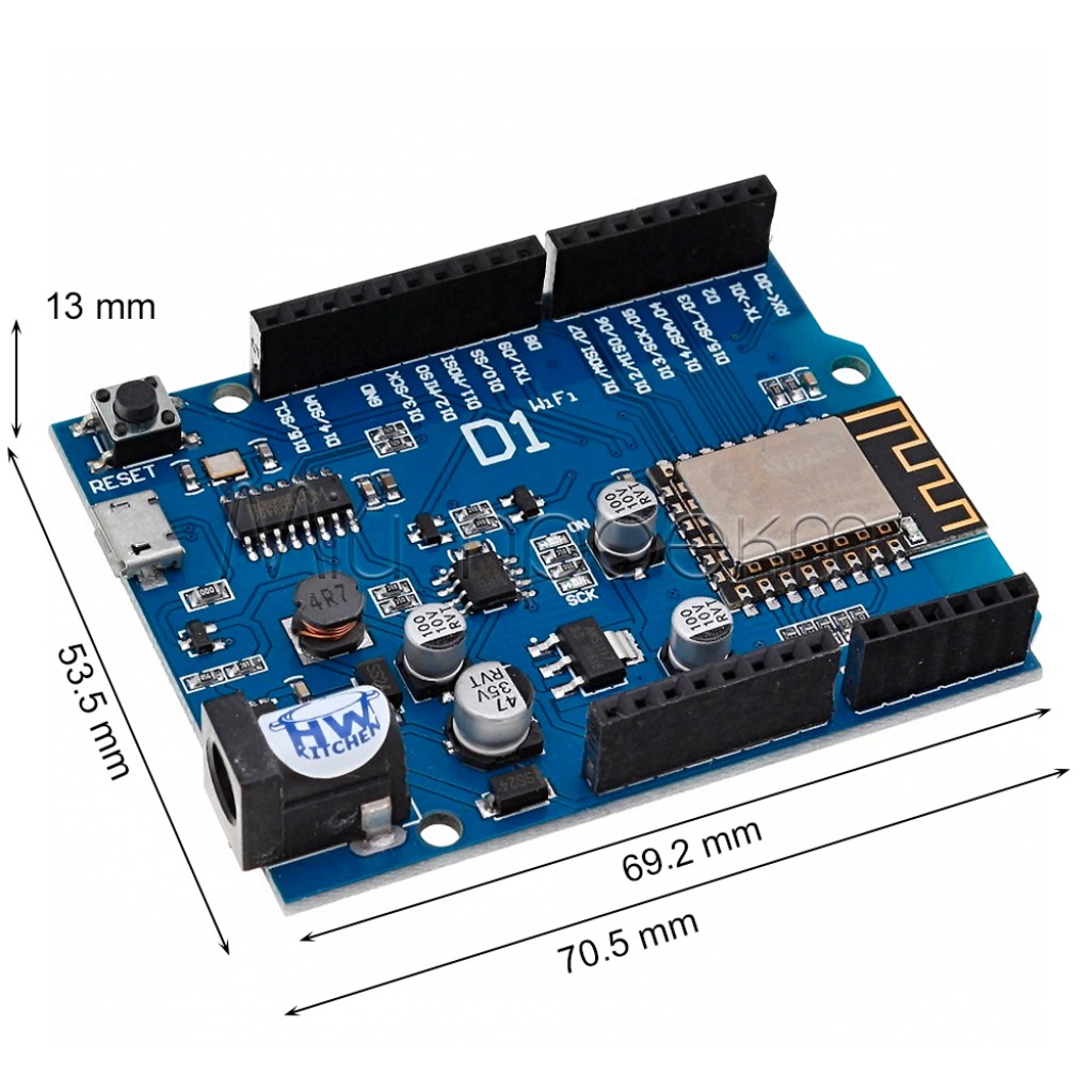 Плата разработчика WeMos D1 Wi-Fi (ESP8266) Micro-USB