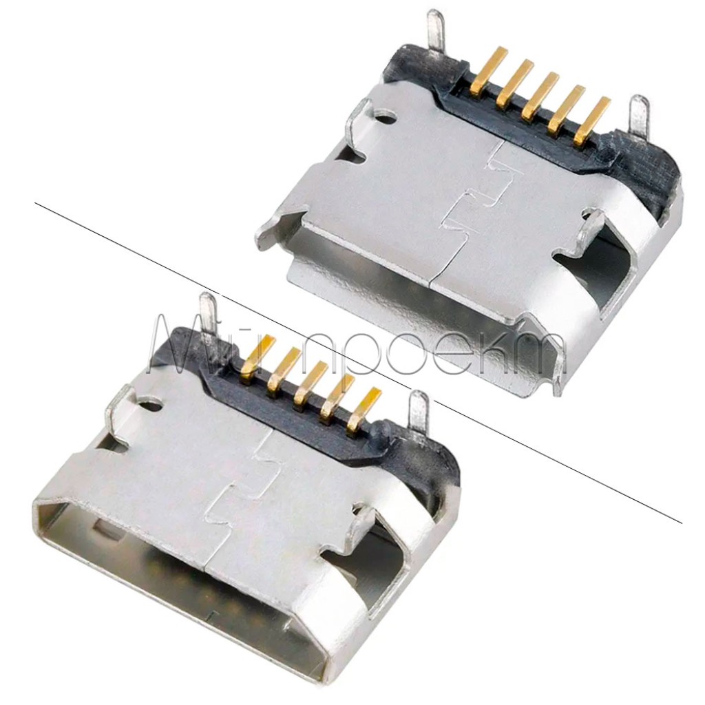 MK5B гнездо (разъем) Micro-USB (5pin 5,9мм)
