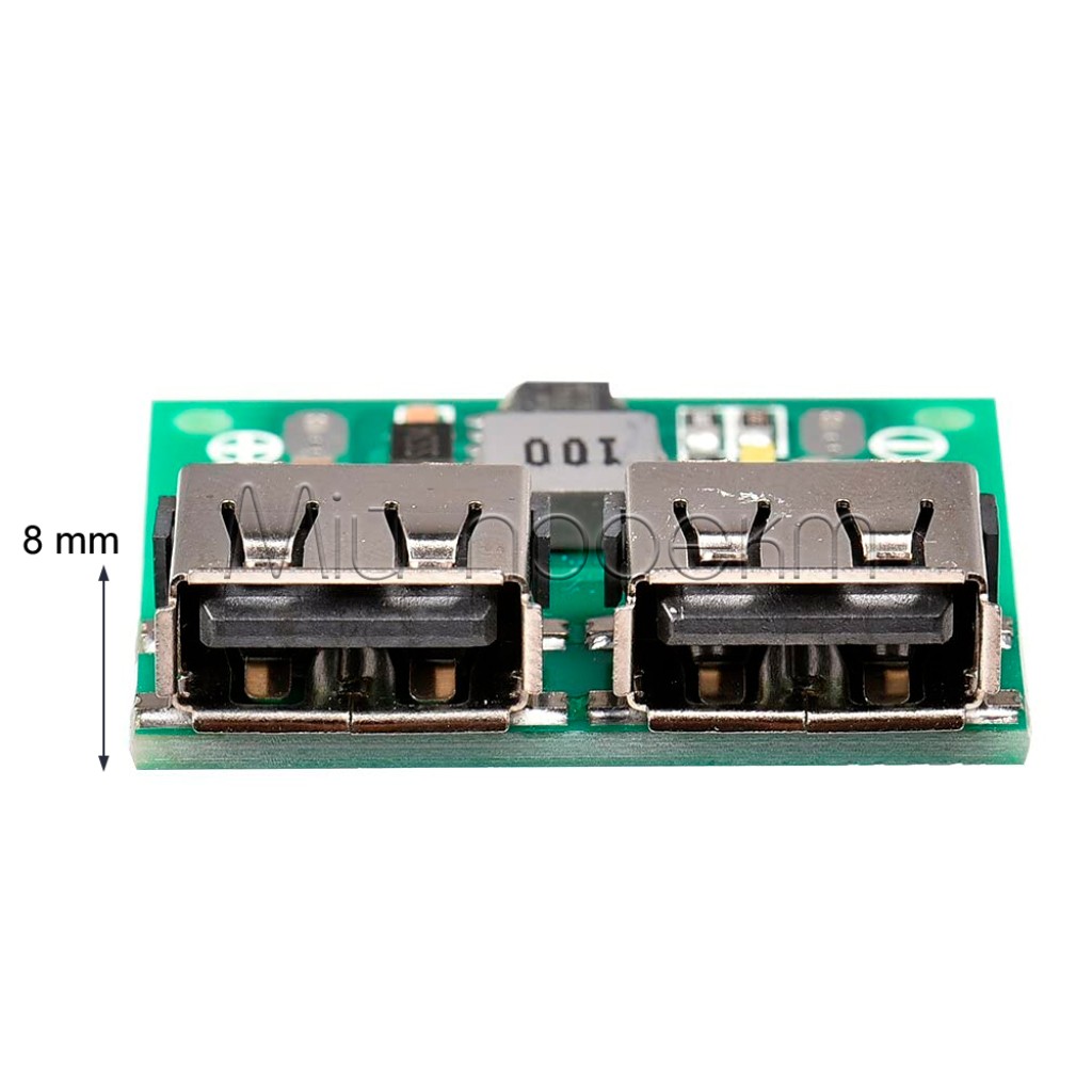HW-681 Понижающий модуль с 2 USB разъемами