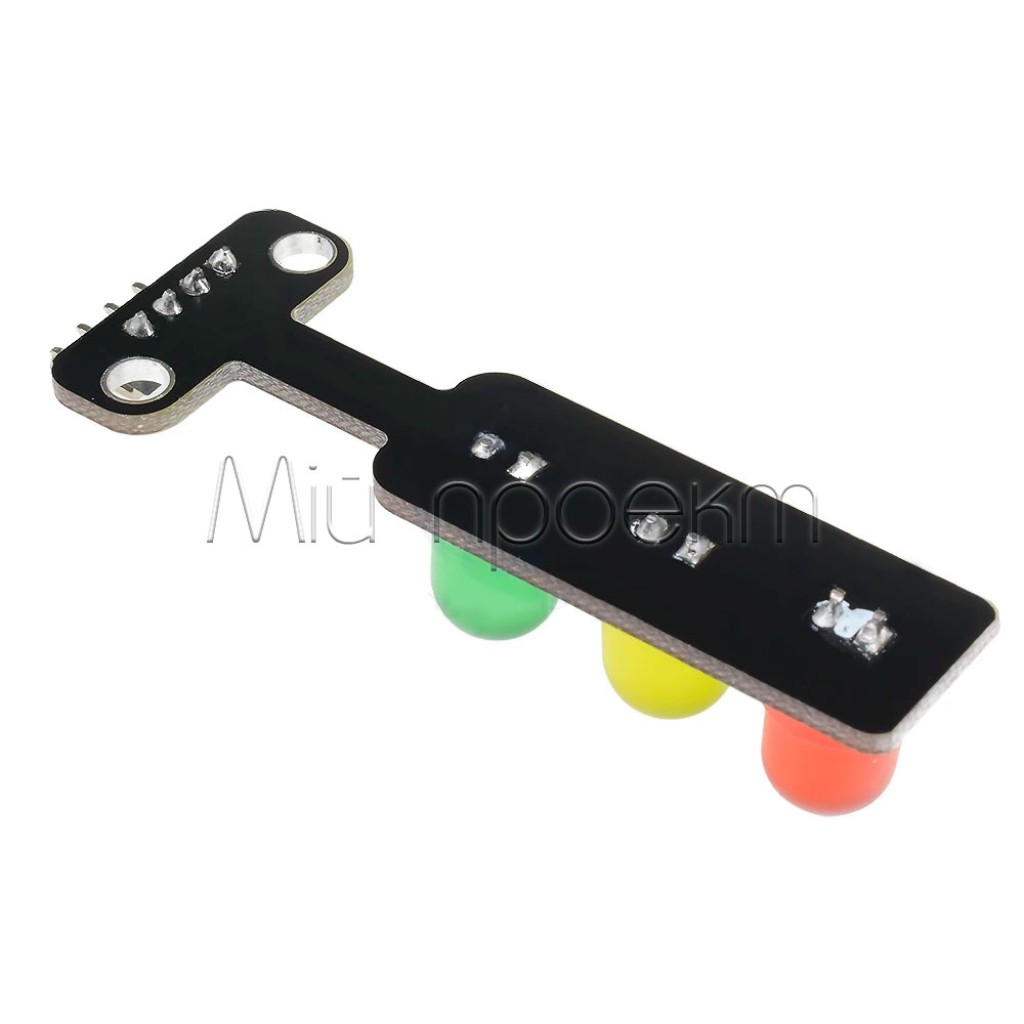 Светодиодный модуль светофора для Arduino (Led 5 mm)