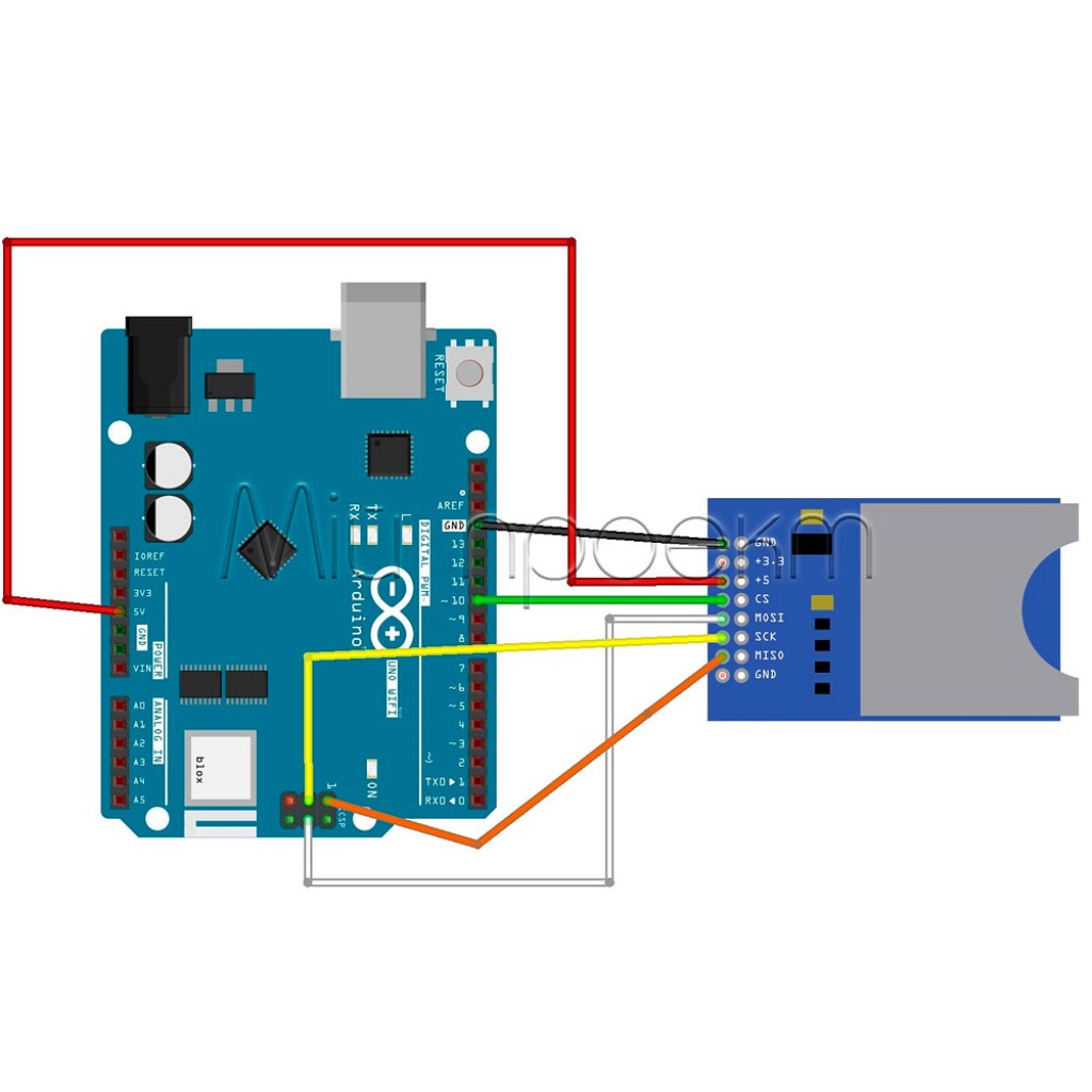 Адаптер SD карты для Arduino (SD Card modul)