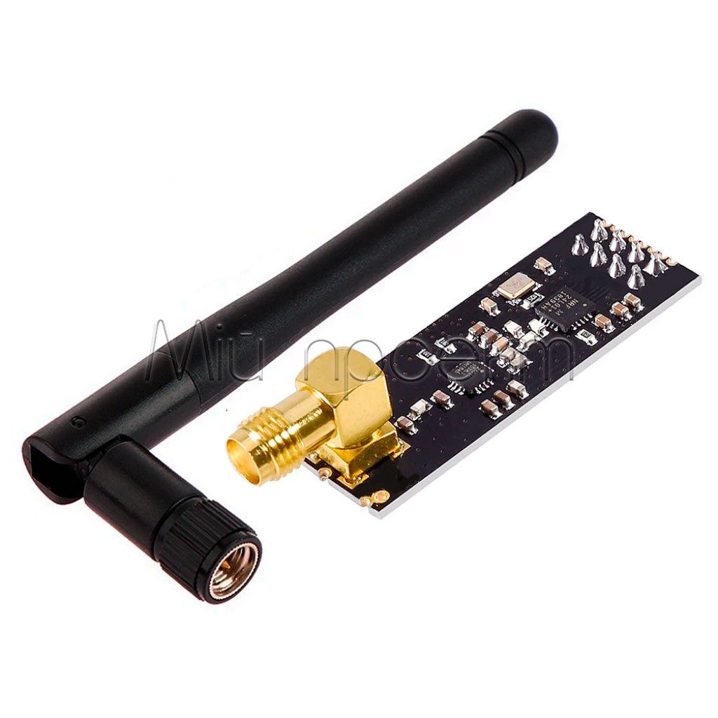 Модуль NRF24L01+PA+LNA 2.4ГГц с SMA антенной