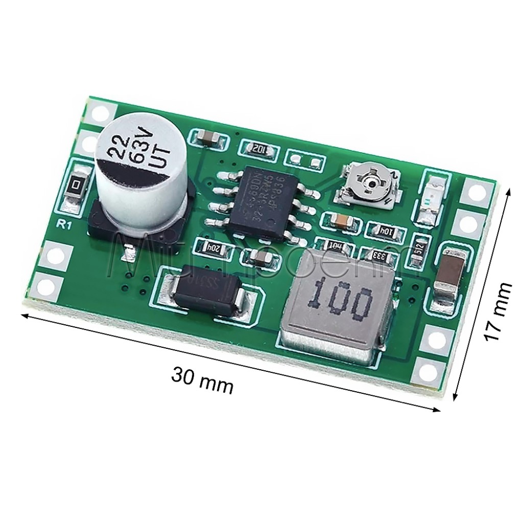 MP4560 понижающий преобразователь (6-55V/3-16V, 2A) DC-DC