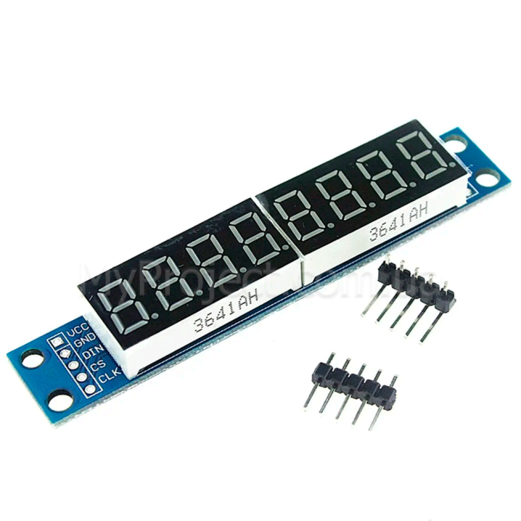 MAX7219 8-разрядный 7-сегментный светодиодный индикатор