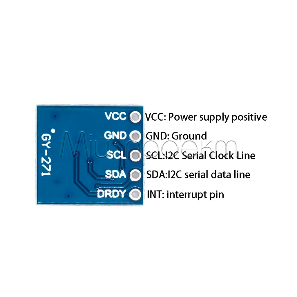 Магнитометр GY-271 3-осевой цифровой I2C 3-осевой - QMC5883L