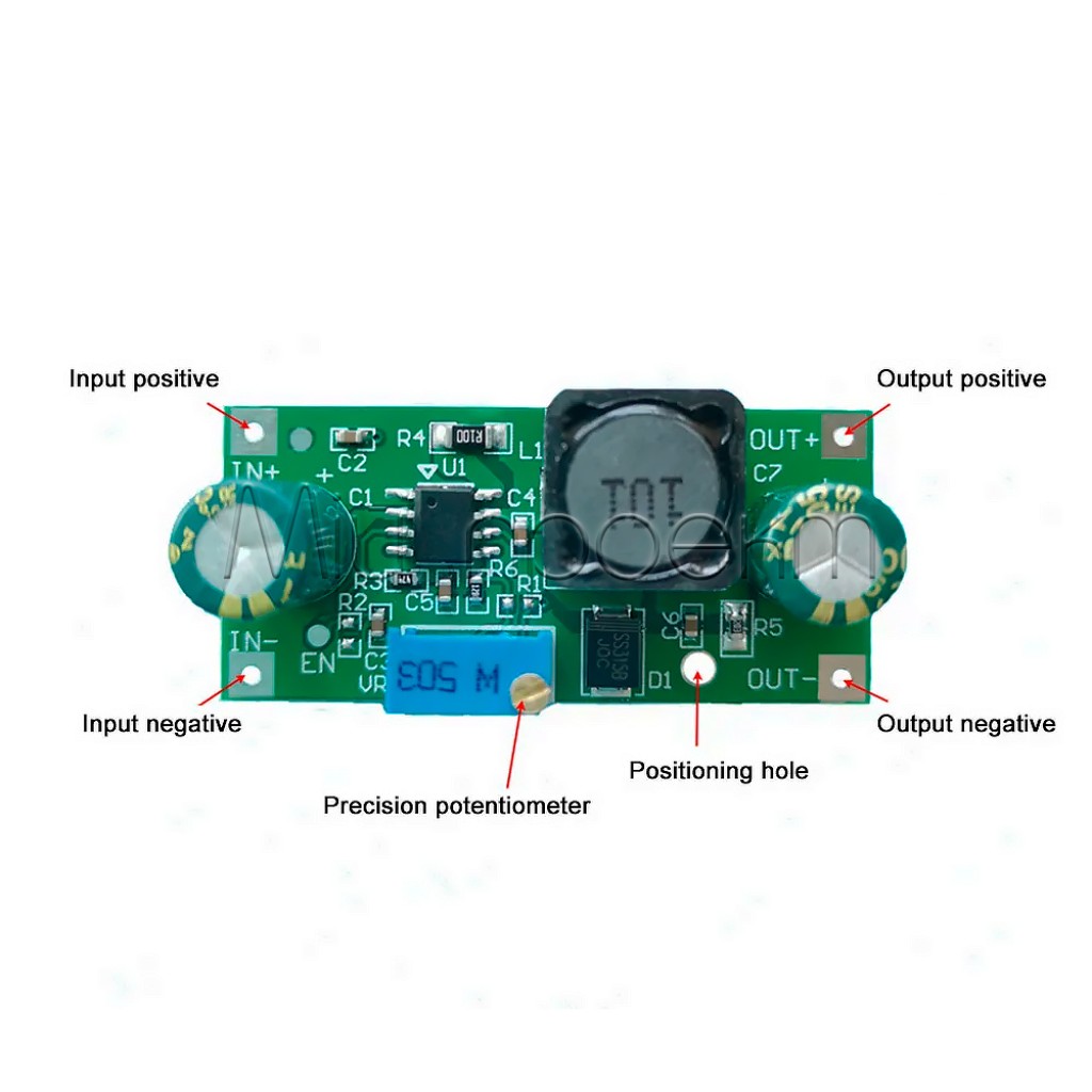 Понижающий преобразователь напряжения Регулируемый (12-120V до 1.25-48V)