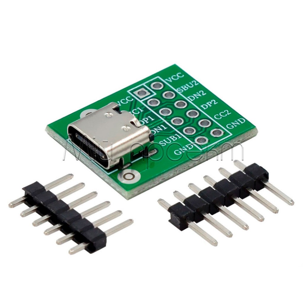 HW-189 USB3.1 Type-C гнездо (разъем) на плате мама (12 пин)