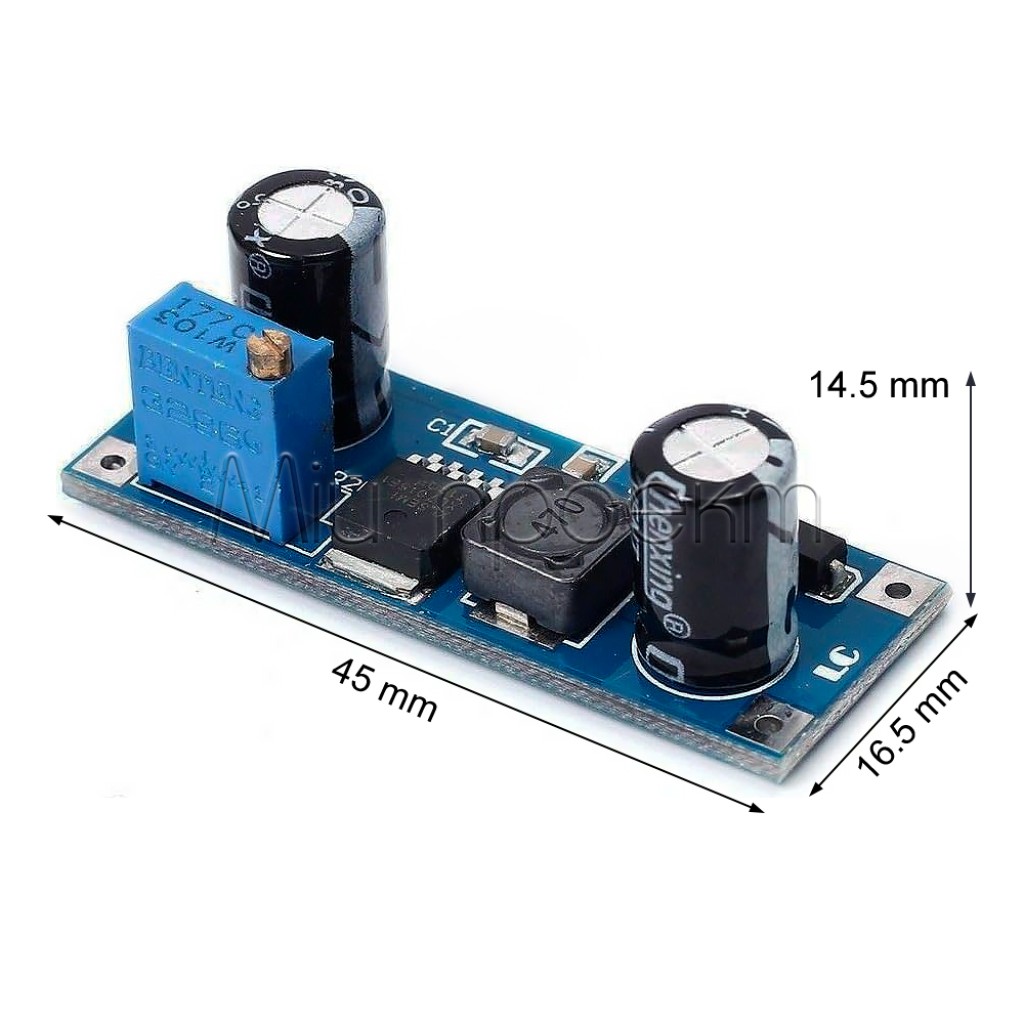 XL7015 Понижающий преобразователь напряжения DC-DC (5-40V to 5-20V) 0.8A