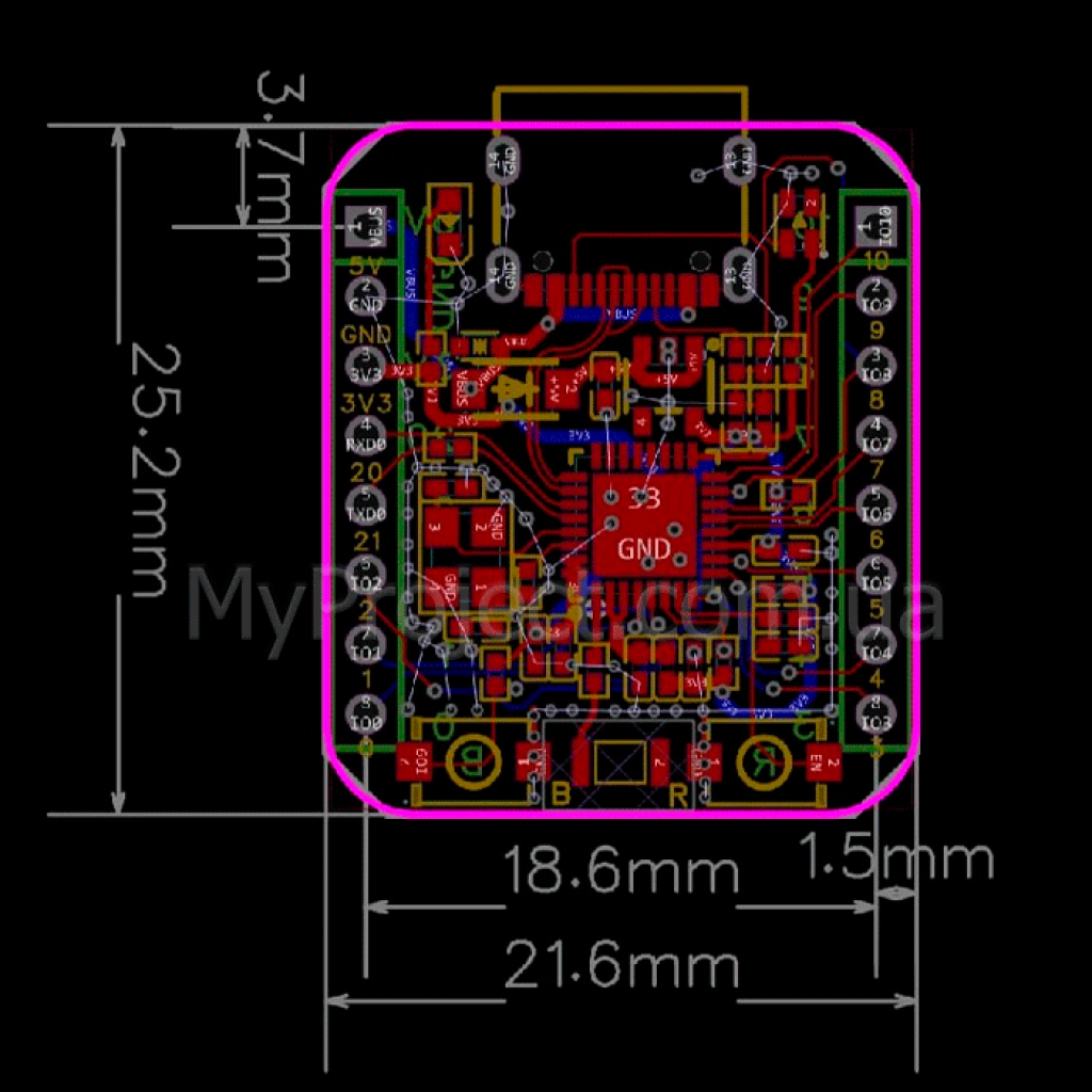 Плата разработки ESP32-C3 SuperMini (wifi Bluetooth)