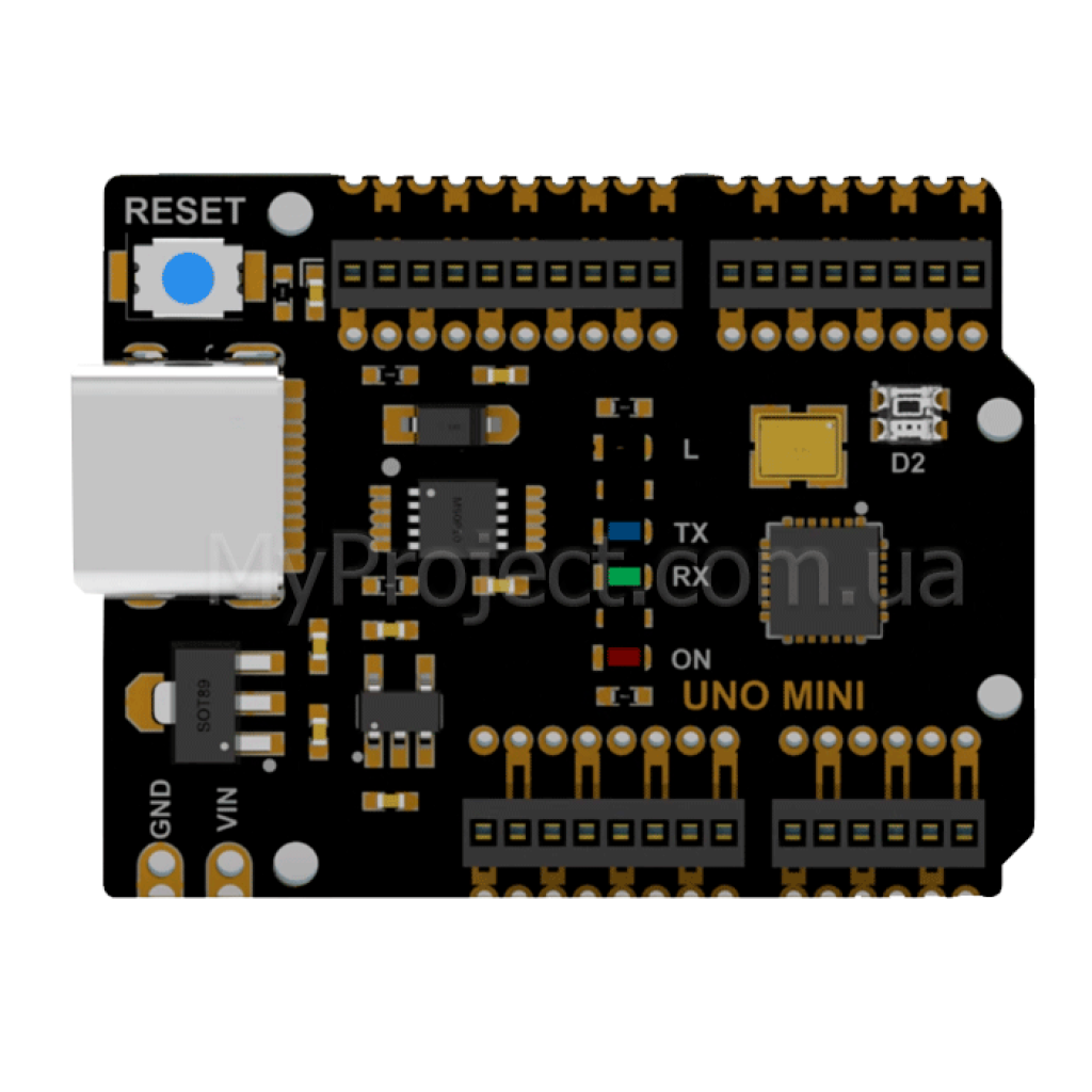 Плата разработчика UNO R3 Mini AtMega328P Type-C