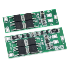 HW-391✨HW-392✨BMS 2S 20A 7,4V (8,4V) плата защиты аккумулятора Li-Ion 18650 (контроллер заряда/разряда) с балансировкой