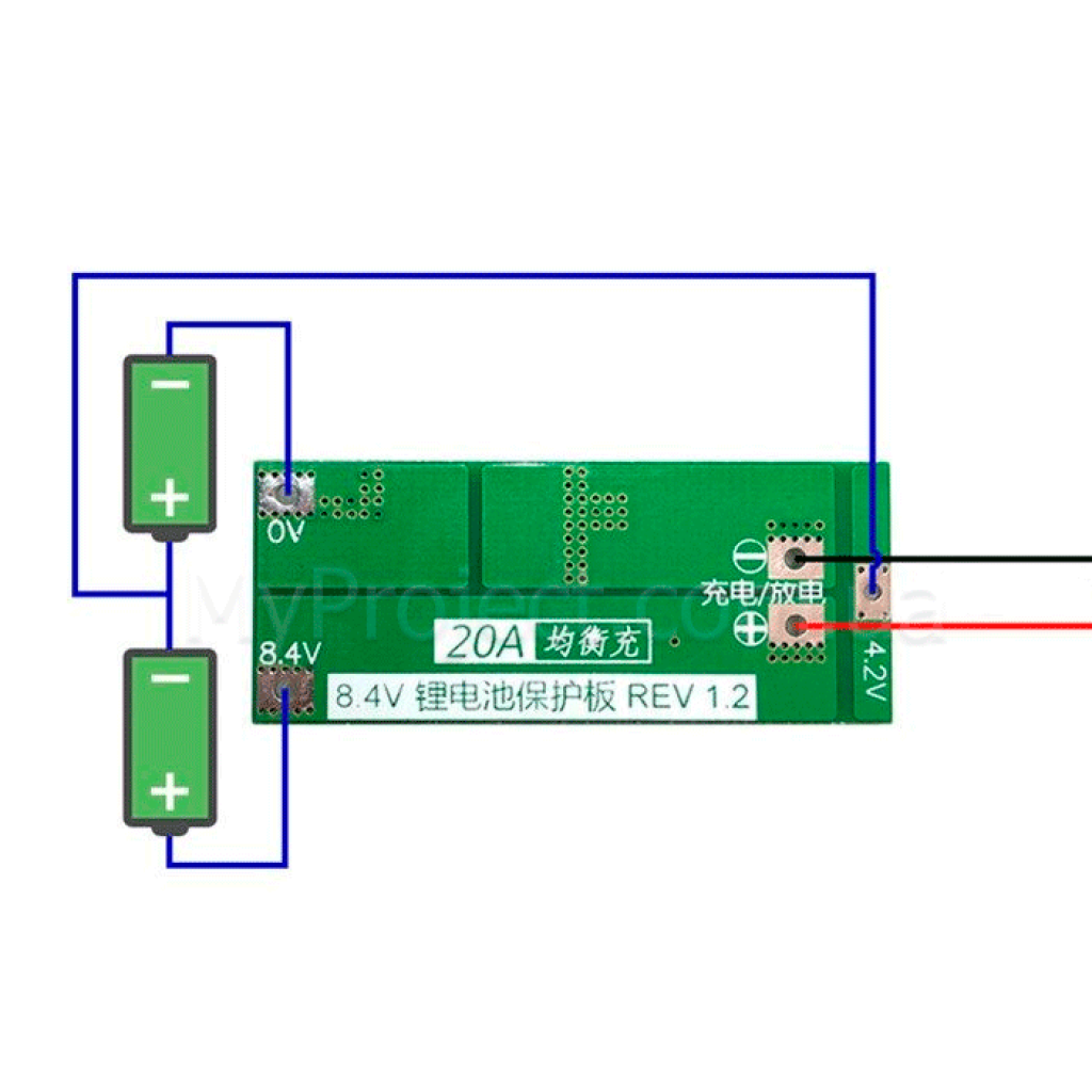 HW-391✨HW-392✨BMS 2S 20A 7,4V (8,4V) плата защиты аккумулятора Li-Ion 18650 (контроллер заряда/разряда) с балансировкой