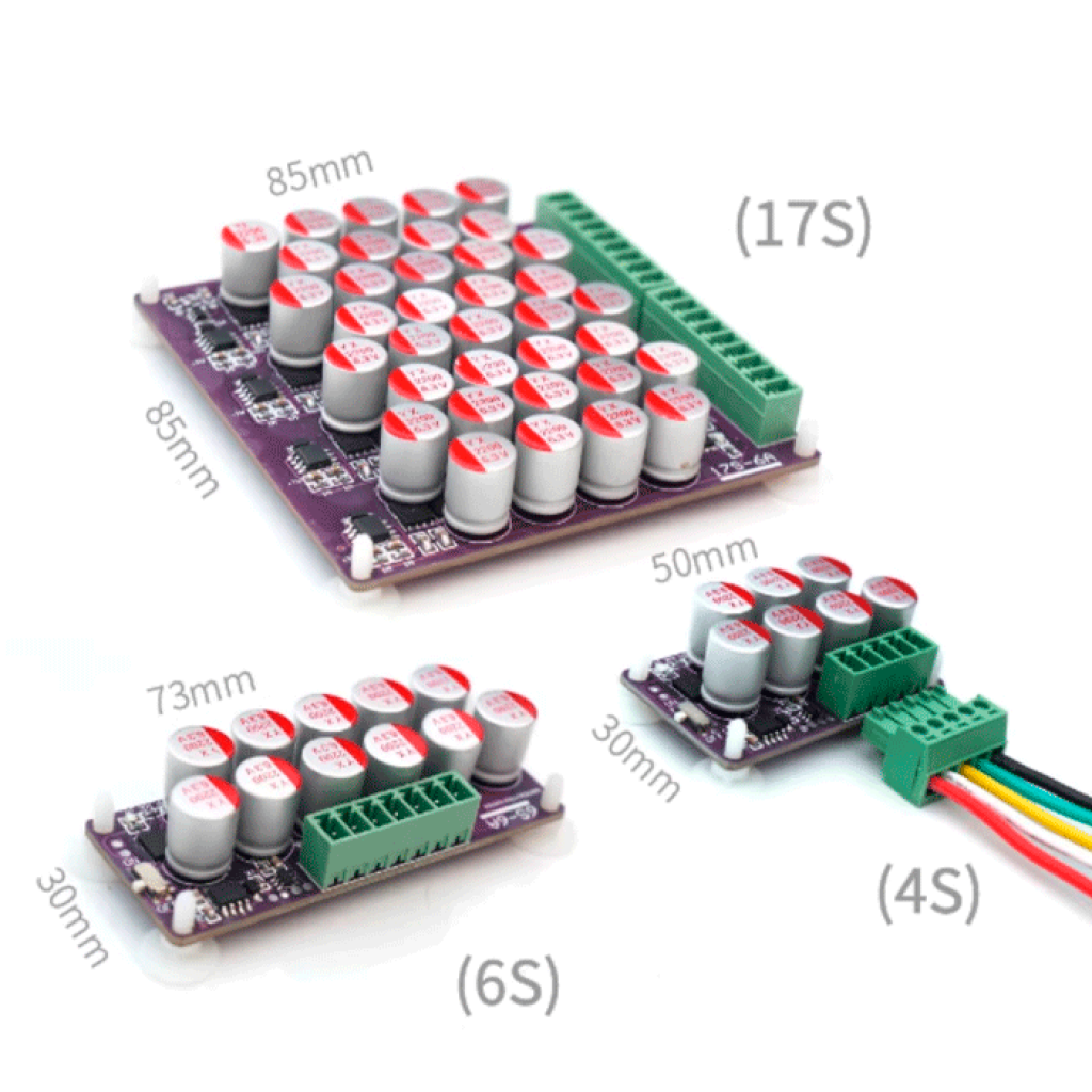 Активный балансир 4S-6S-17S Li-Ion-LiFePO4 6А конденсаторный