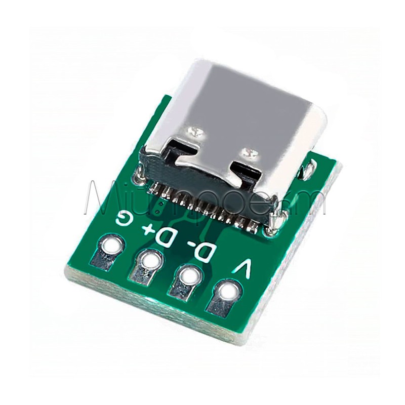 USB Type-C 2.0 плата-перехідник 4-pin