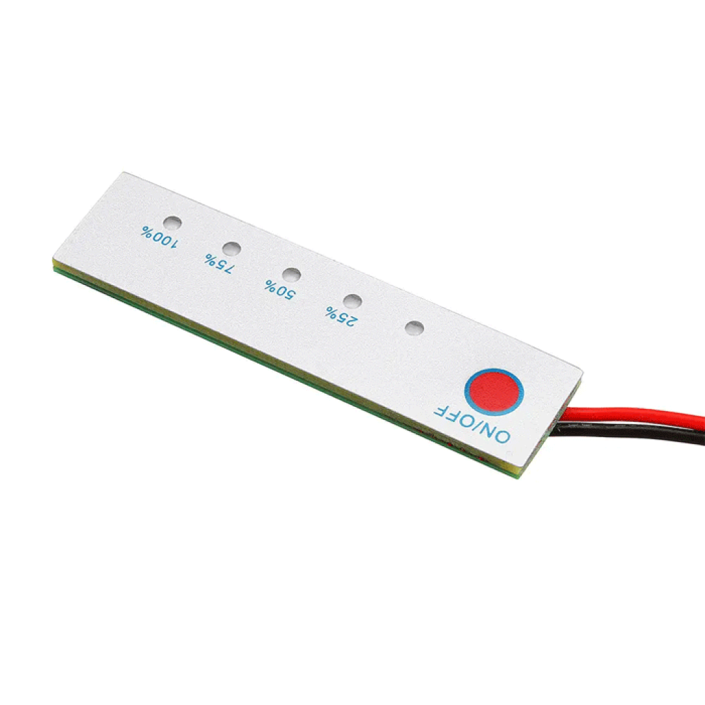 LED індикатор заряду розряду акумуляторів Li-ion / Li-pol (1S, 2S, 3S, 4S)