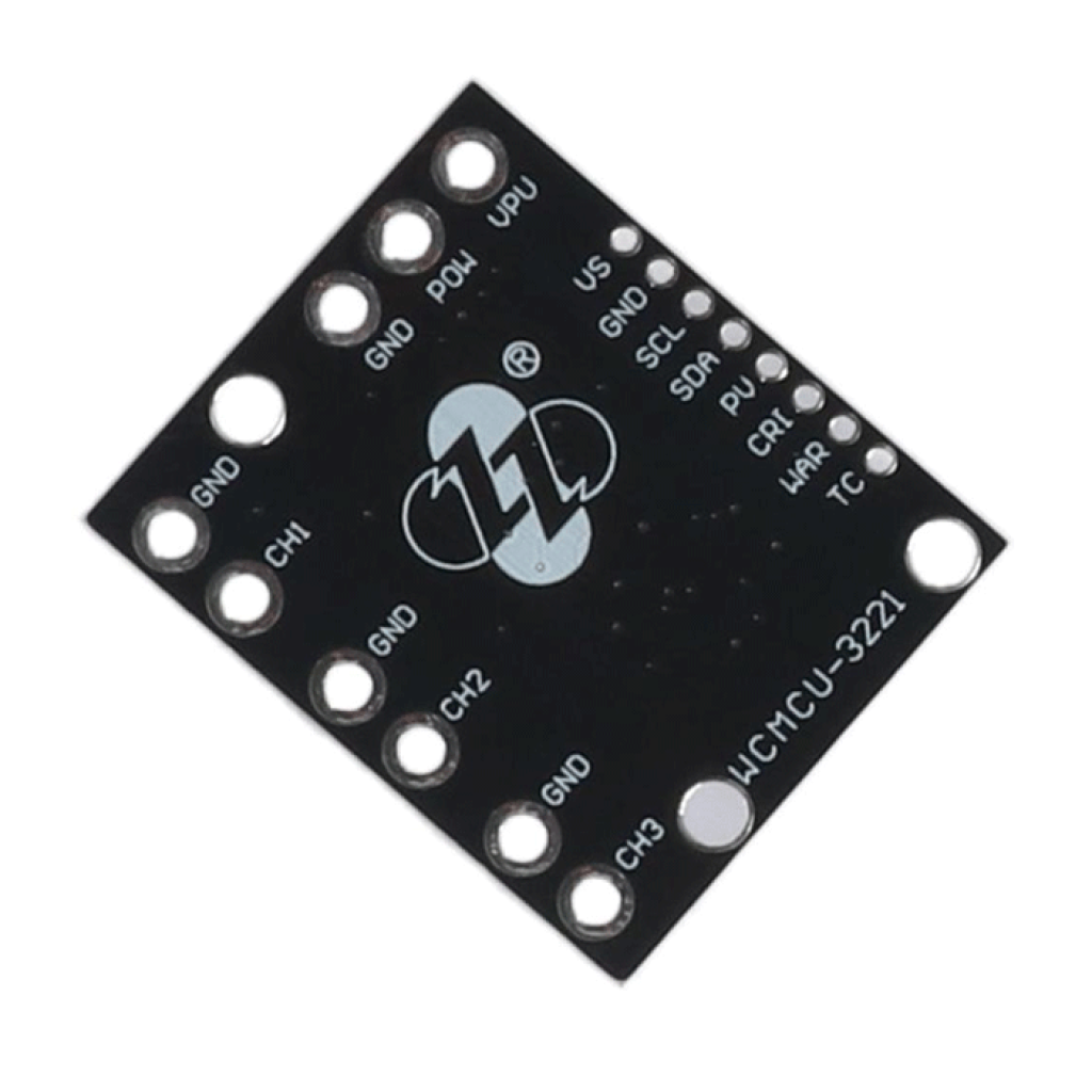 WCMCU3221 - INA3221 - 3-х канальний датчик струму і напруги