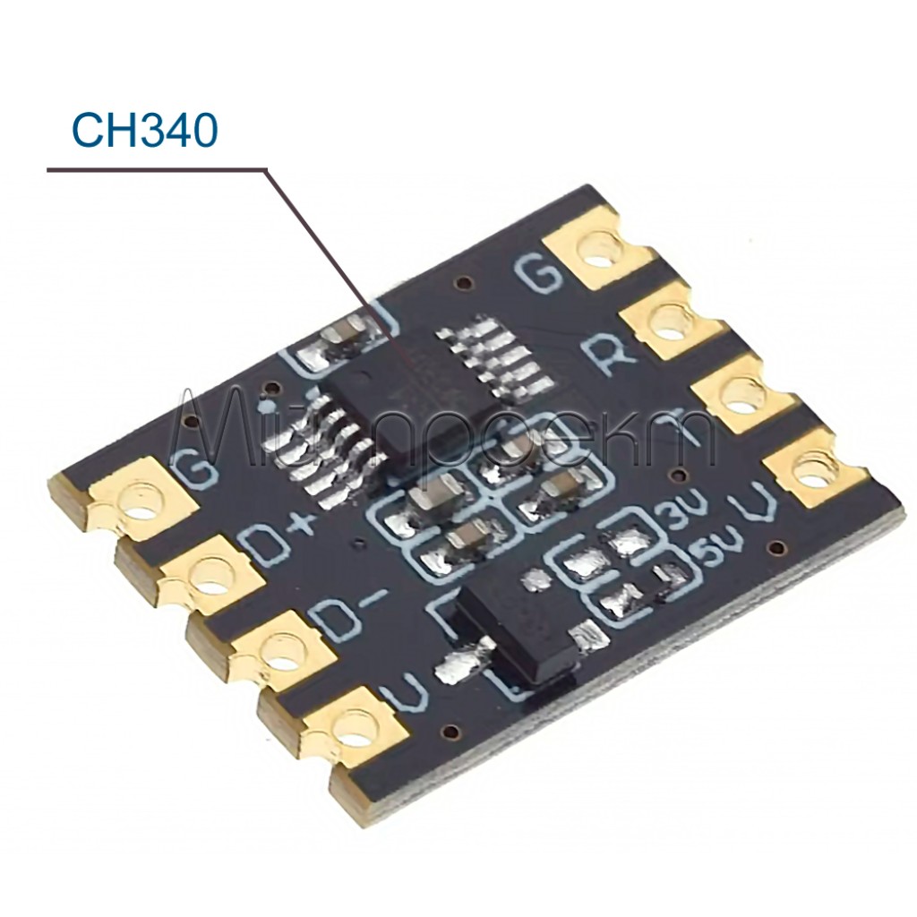 ZY CH340-CP2102 Преобразователь интерфейса USB - TTL UART