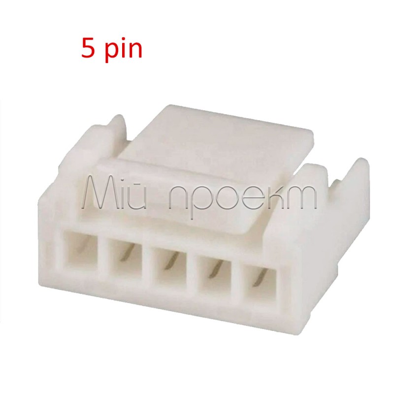 Разъем JST-GH 1.25-2P-3P-4P-5P-6P-7P-8P-10P-FM (монтаж на провод) (корпус)