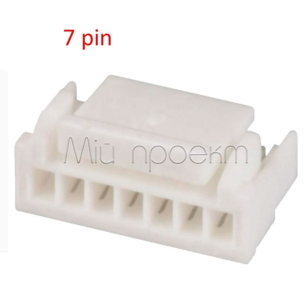 Роз'єм JST-GH 1.25-2P-3P-4P-5P-6P-7P-8P-10P-FM (монтаж на провід) (корпус)